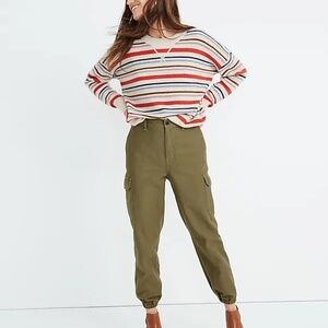 Madewell High-Rise Cargo Fatigue Pants